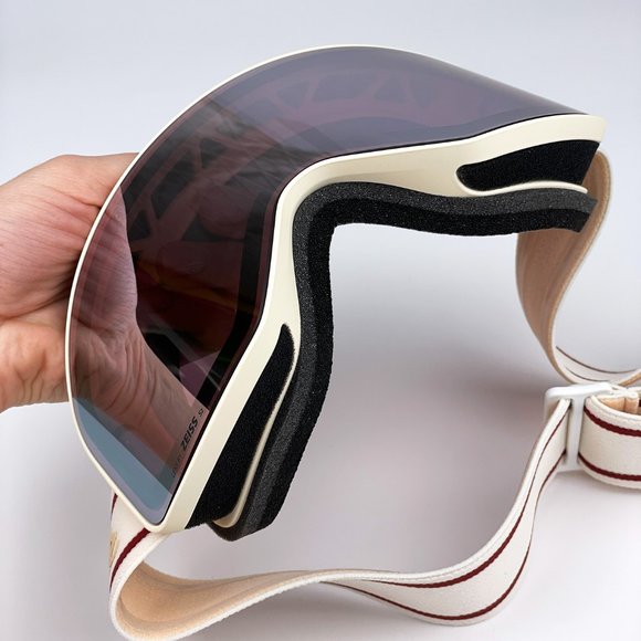 Chloe CH0072S 001 Ski Mask White Beige Violet Mirror Zeiss - Picture 9 of 12